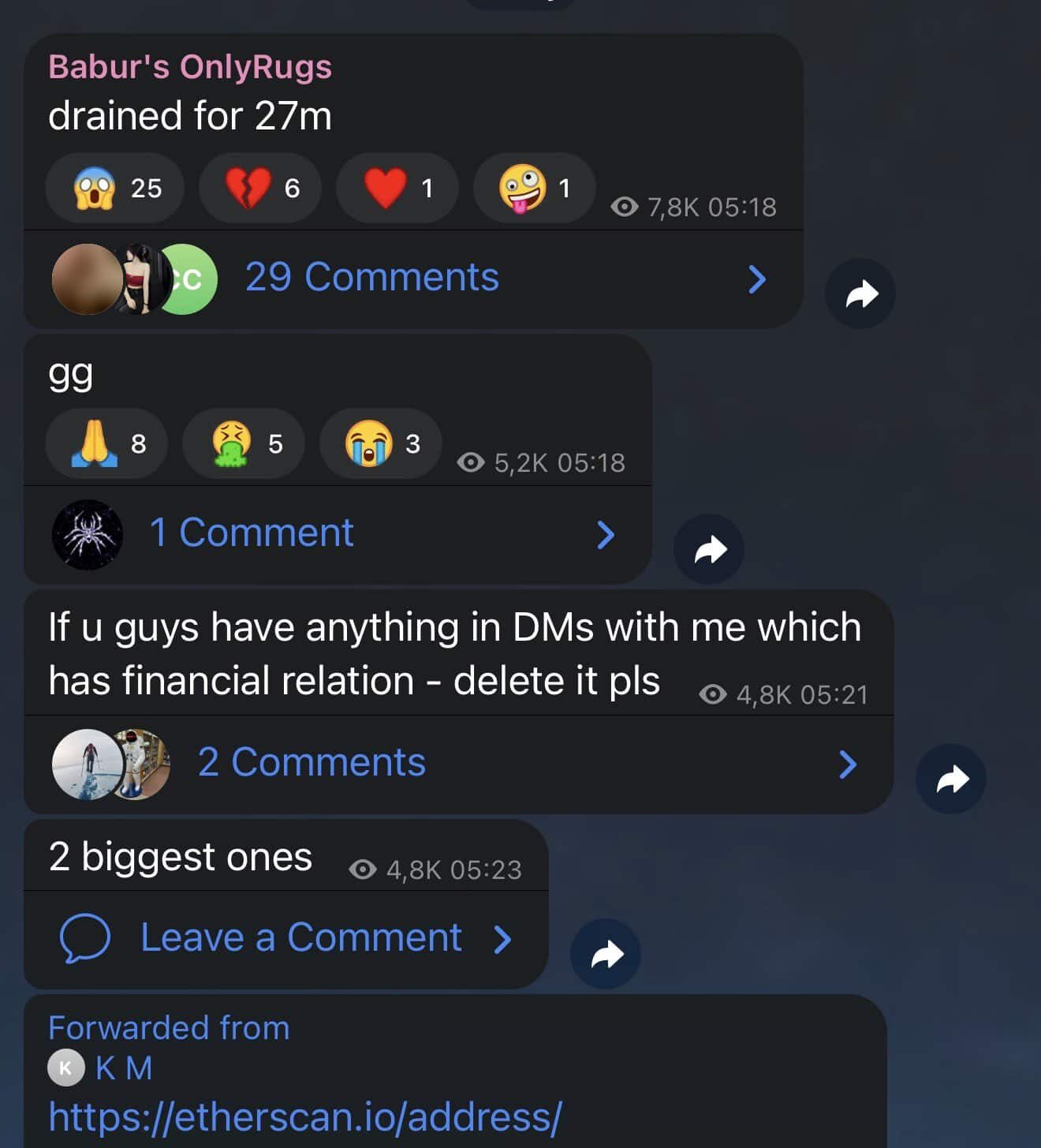 Crypto hack: over $27 million stolen.