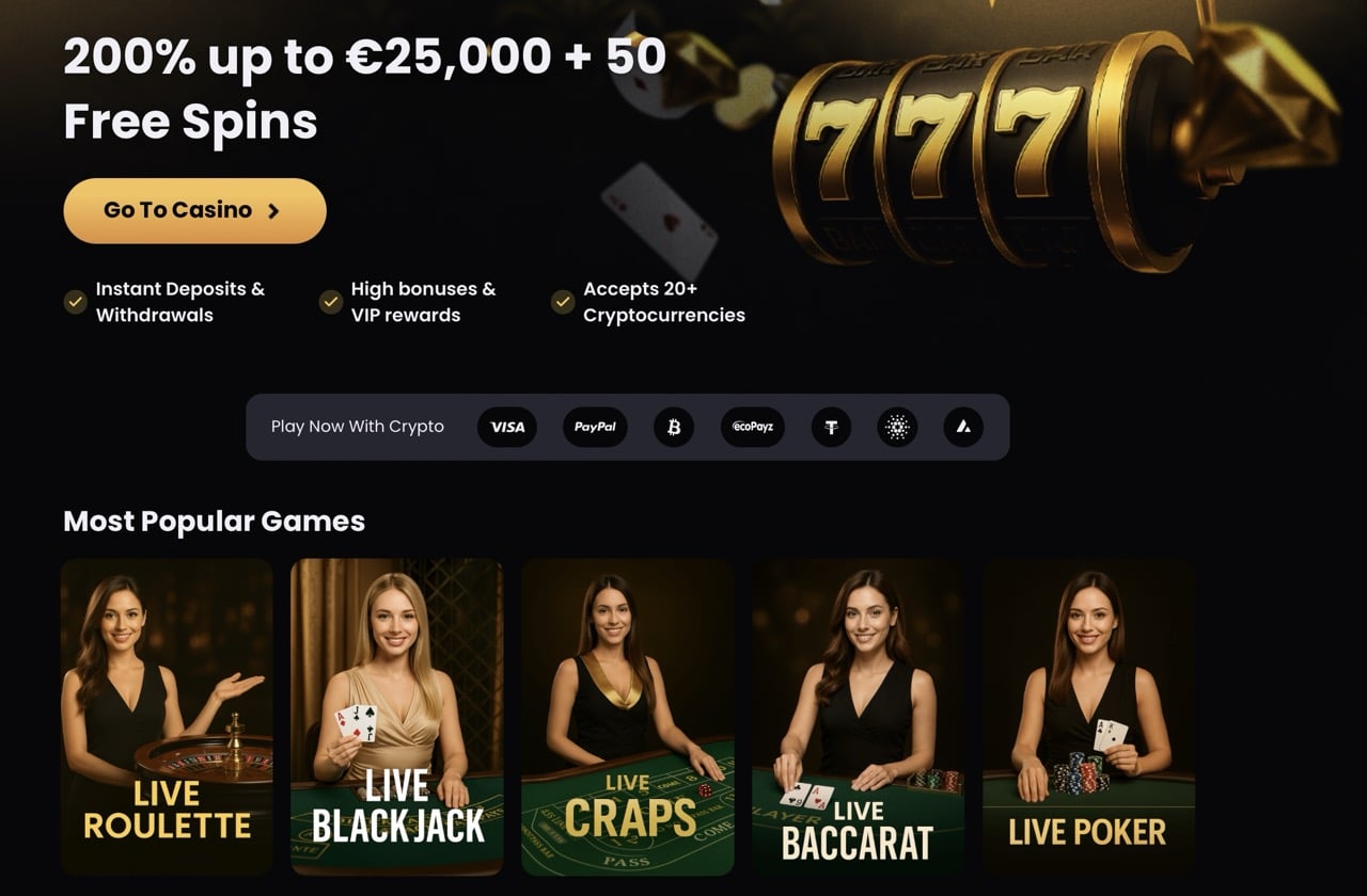 Lucky Block is a great NZ casino known for offering live casino and sports betting using over 20 cryptocurrencies