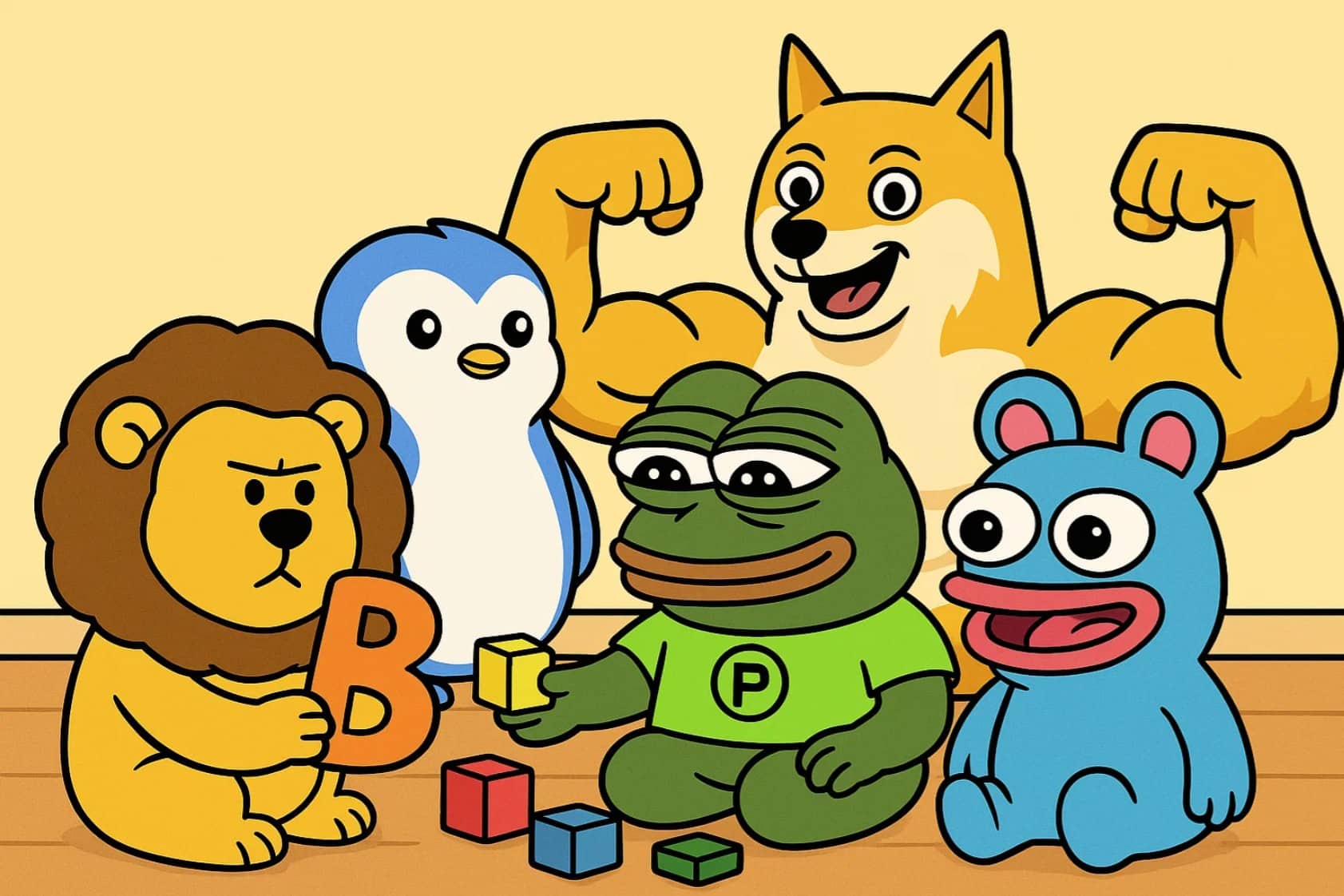 Hottest Meme Coins Rise From Ashes of Crypto Crash: BRETT, PENGU, MAXI, BUILDon, PEPENODE