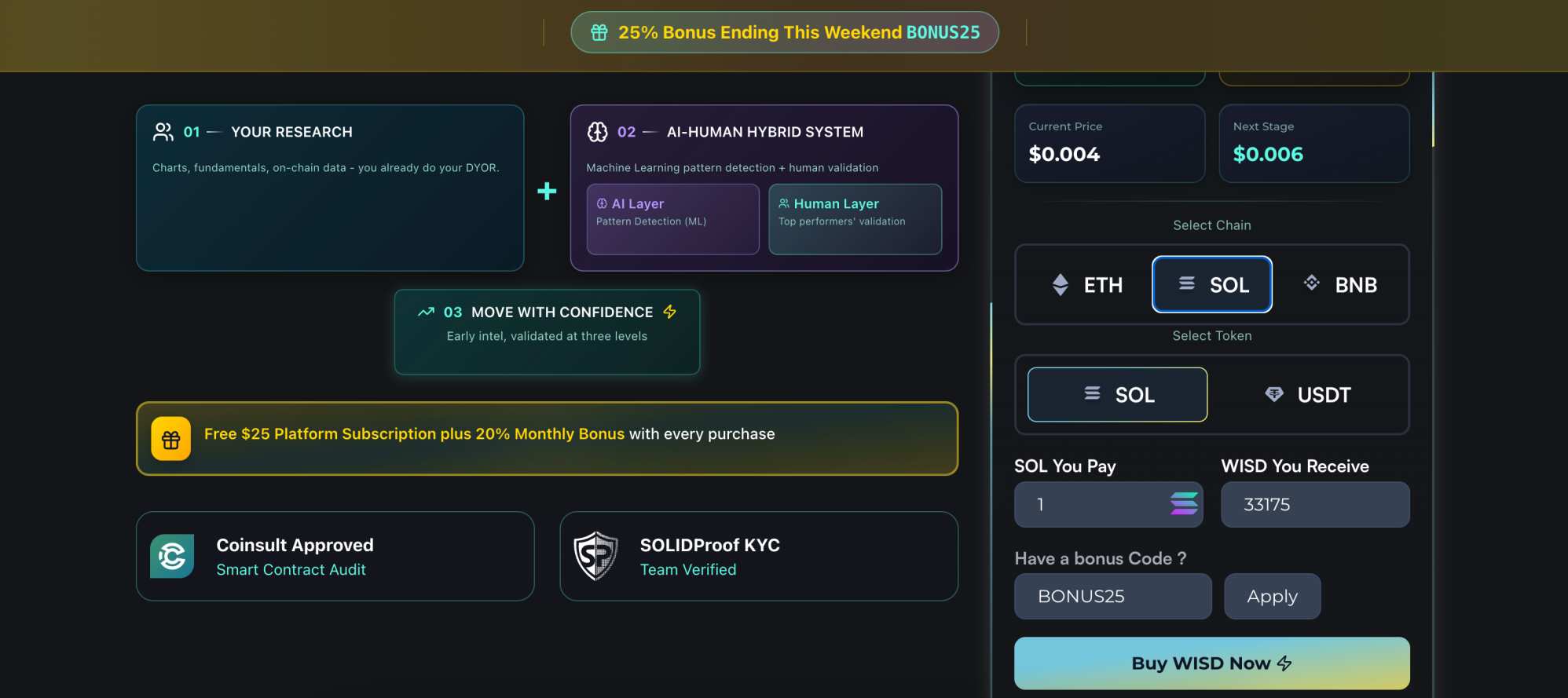 How to buy Crowdwisdom360 via the presale website