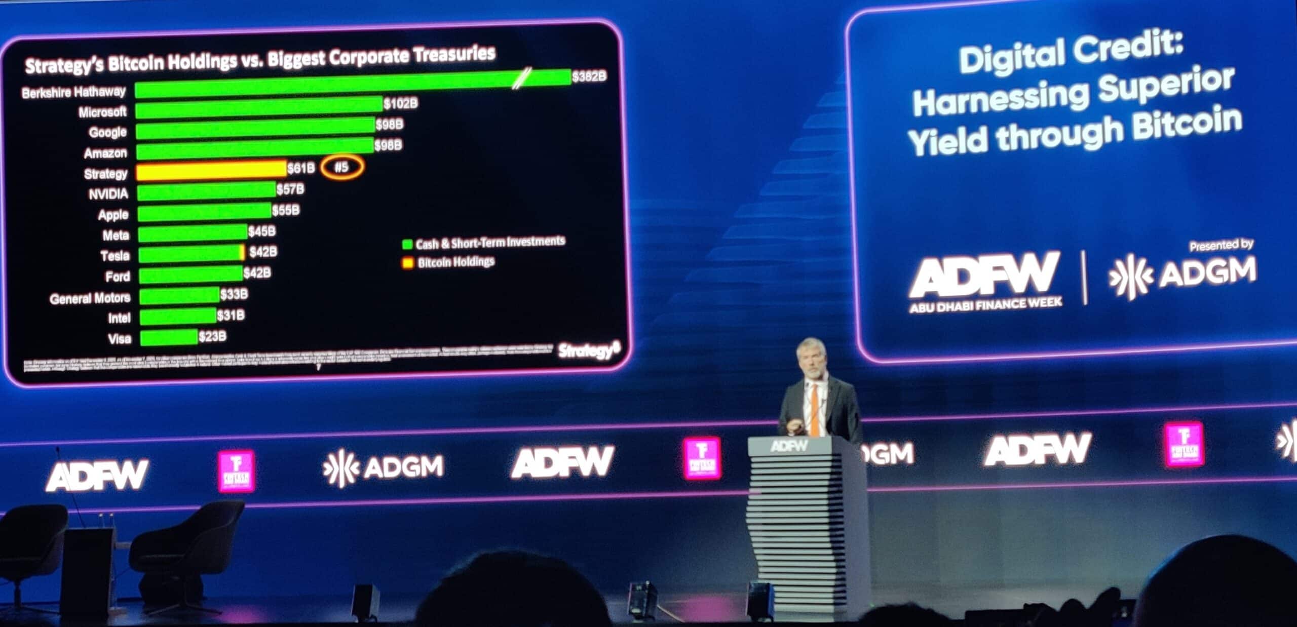 Michael Saylor’s Big Bitcoin Idea: Digital Credit Built Upon Digital Capital