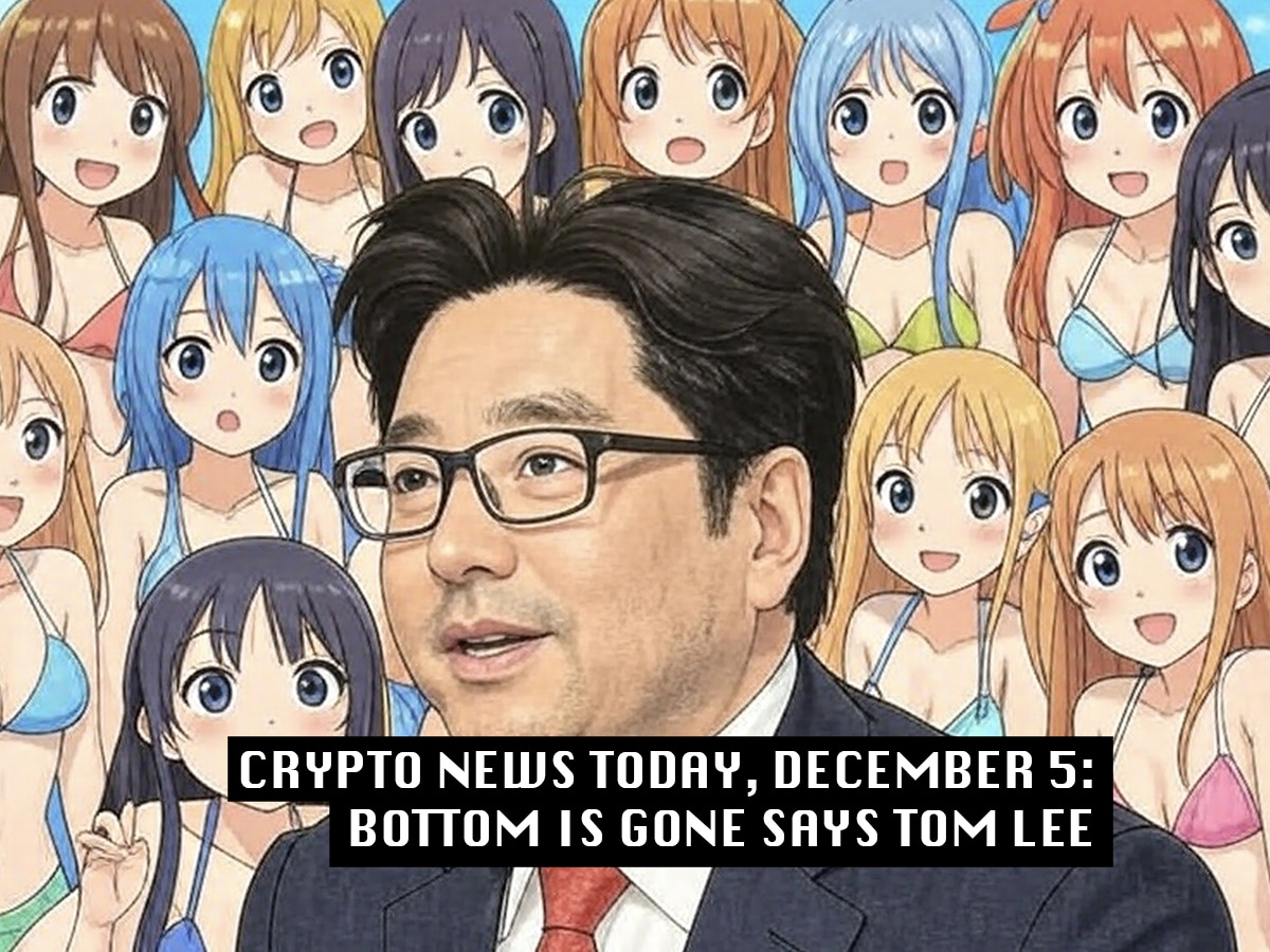 Crypto Market News Today, December 5: Tom Lee Calls Crypto Bottom as  Bitmine Buying More ETH and BTC USD Holds Above $92K - 99Bitcoins