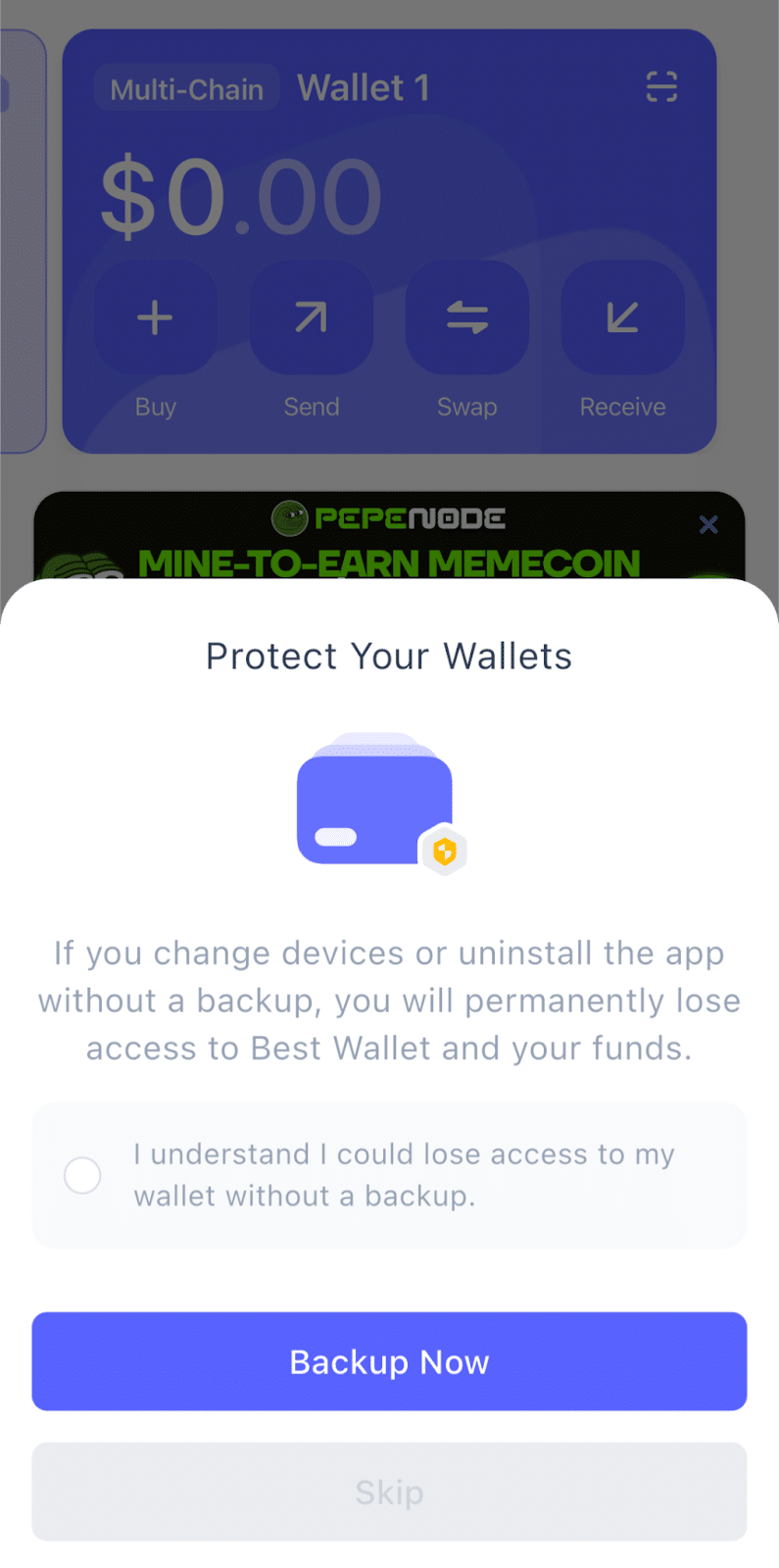 best wallet backup