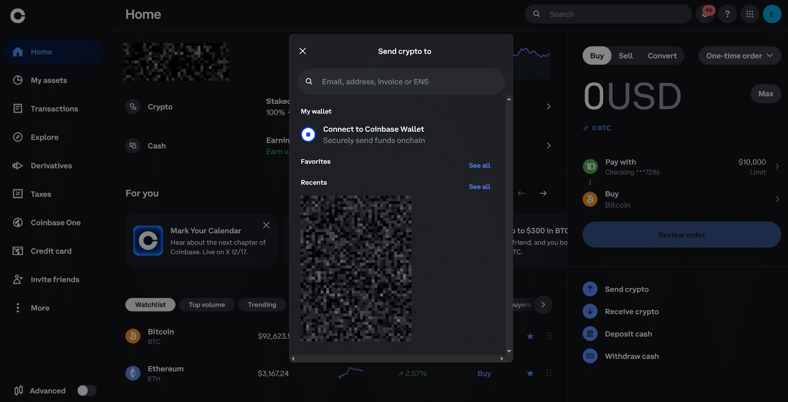 coinbase withdraw to crypto wallet