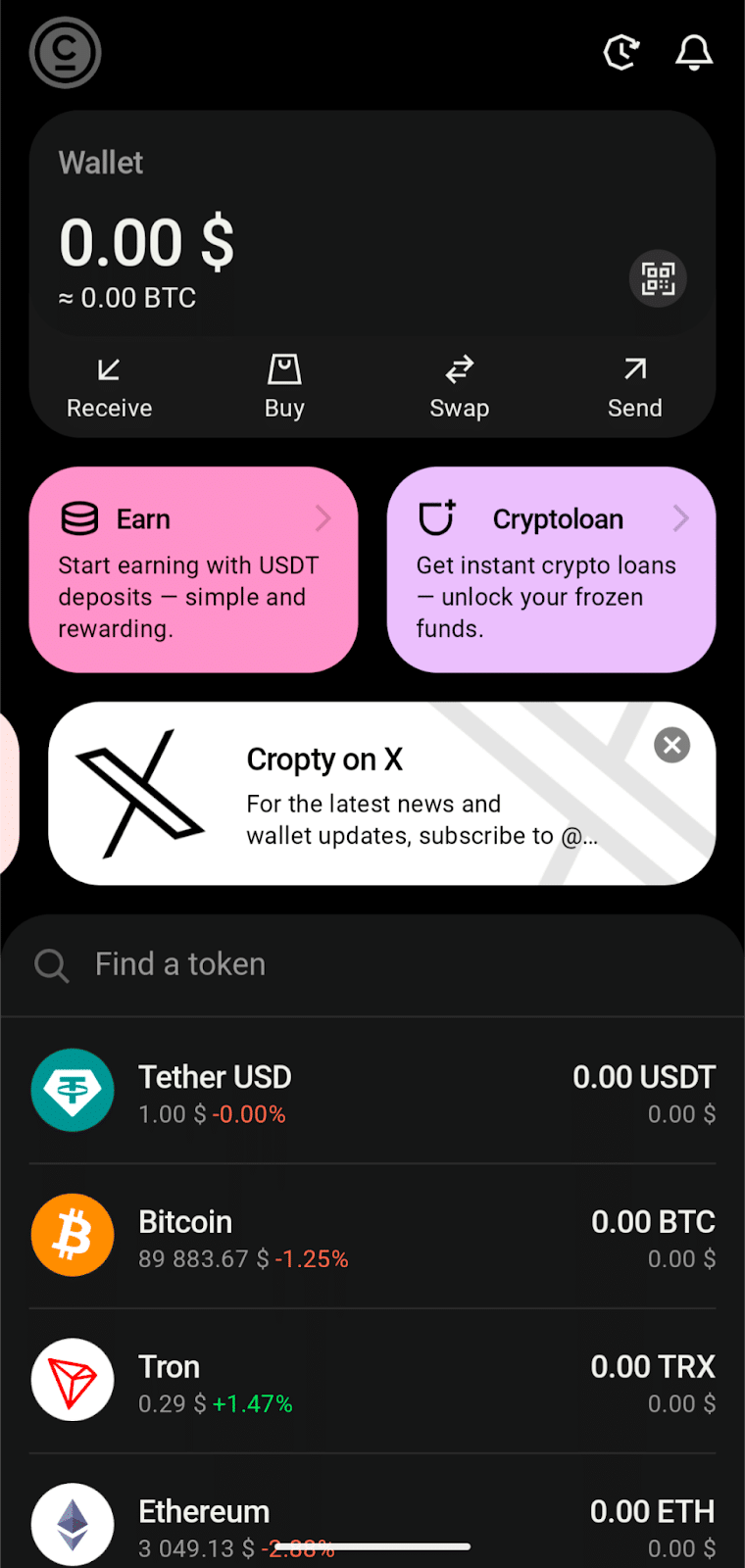 cropty arbitrum wallet