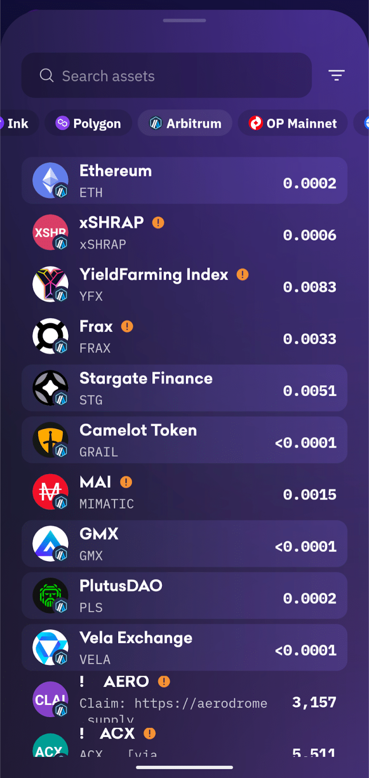 kraken wallet arbitrum