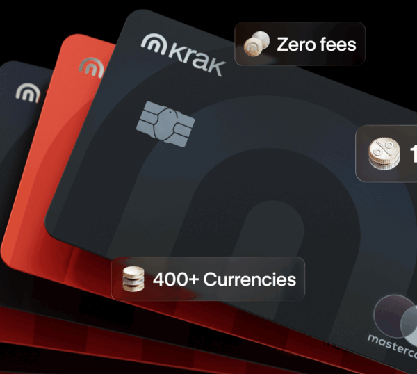 Kraken’s Krak Card for EU and UK Users: Up to 1% Cashback, up to 10% APY Vaults and Global Transfers