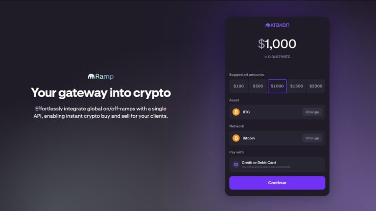 Kraken Debuts Kraken Ramp: An All-in-One API for Fiat and Crypto On/Off ...