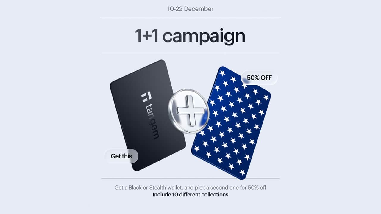 Tangem 1+1 hold your freedom collection