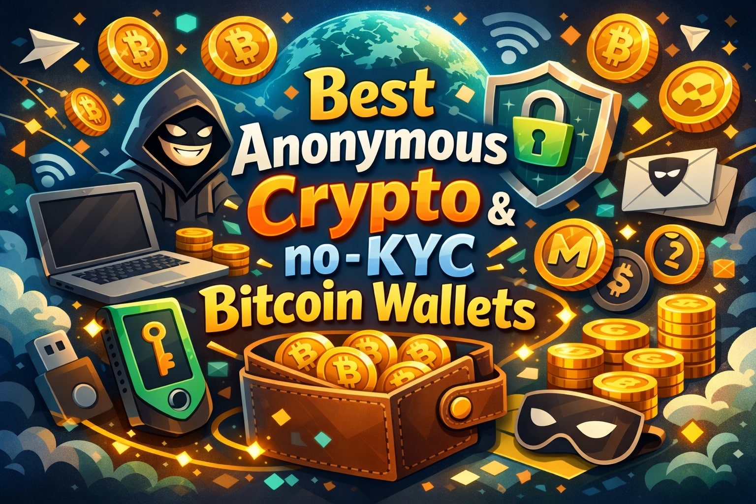 Best Anonymous Crypto Wallets with No ID/KYC in 2026