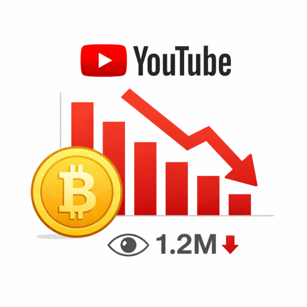 Crypto YouTube Views Hit 2021 Lows as Retail Walks Away
