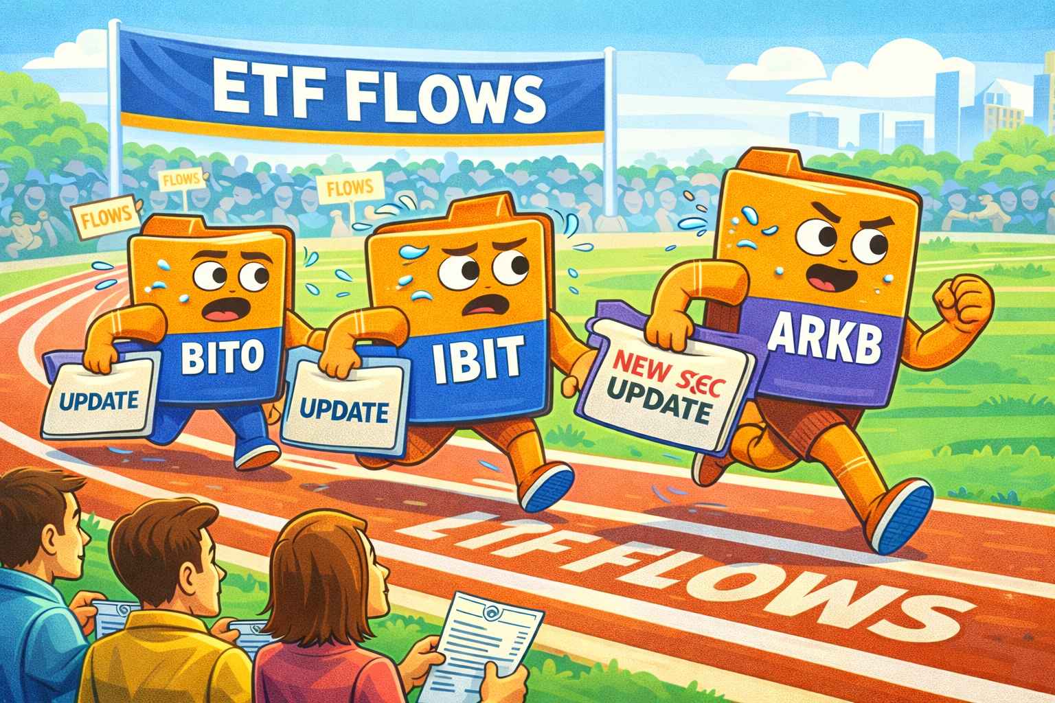 ARKB Files New SEC Update as Bitcoin ETFs Compete for Flows - 99Bitcoins