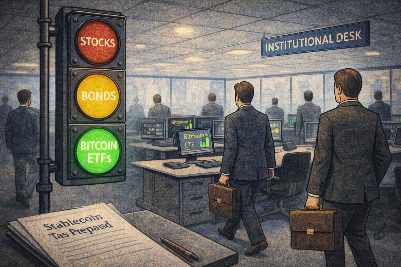 Bitcoin ETFs Turn Green as $117M Inflow Signals Institutional Return ...