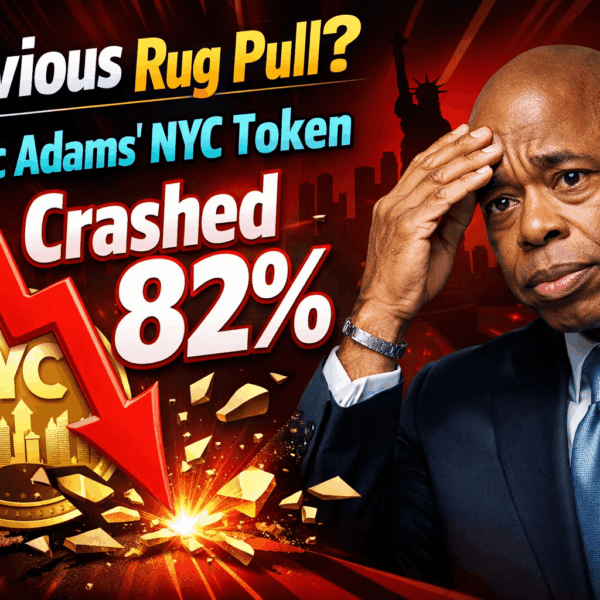 Obvious Rug Pull? Here’s Everything About Eric Adams’ NYC Token Crashed 82%