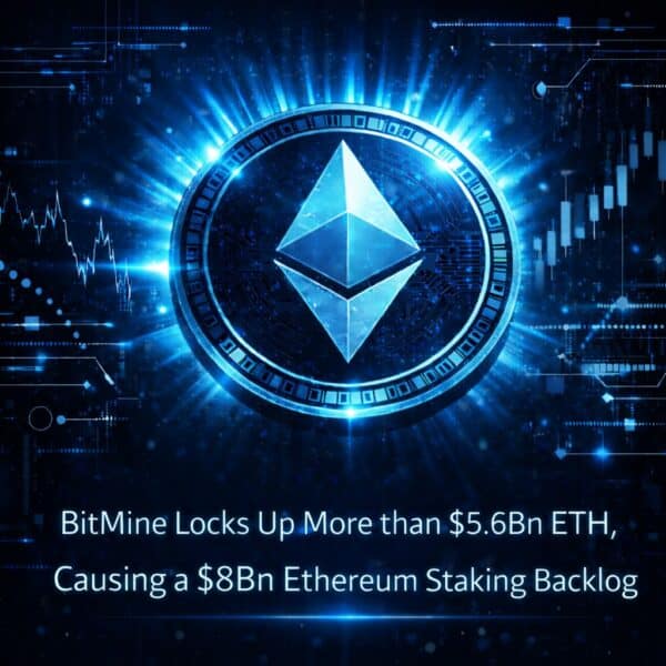 Tom Lee’s BitMine Causes $8Bn Ethereum Staking Traffic Jam