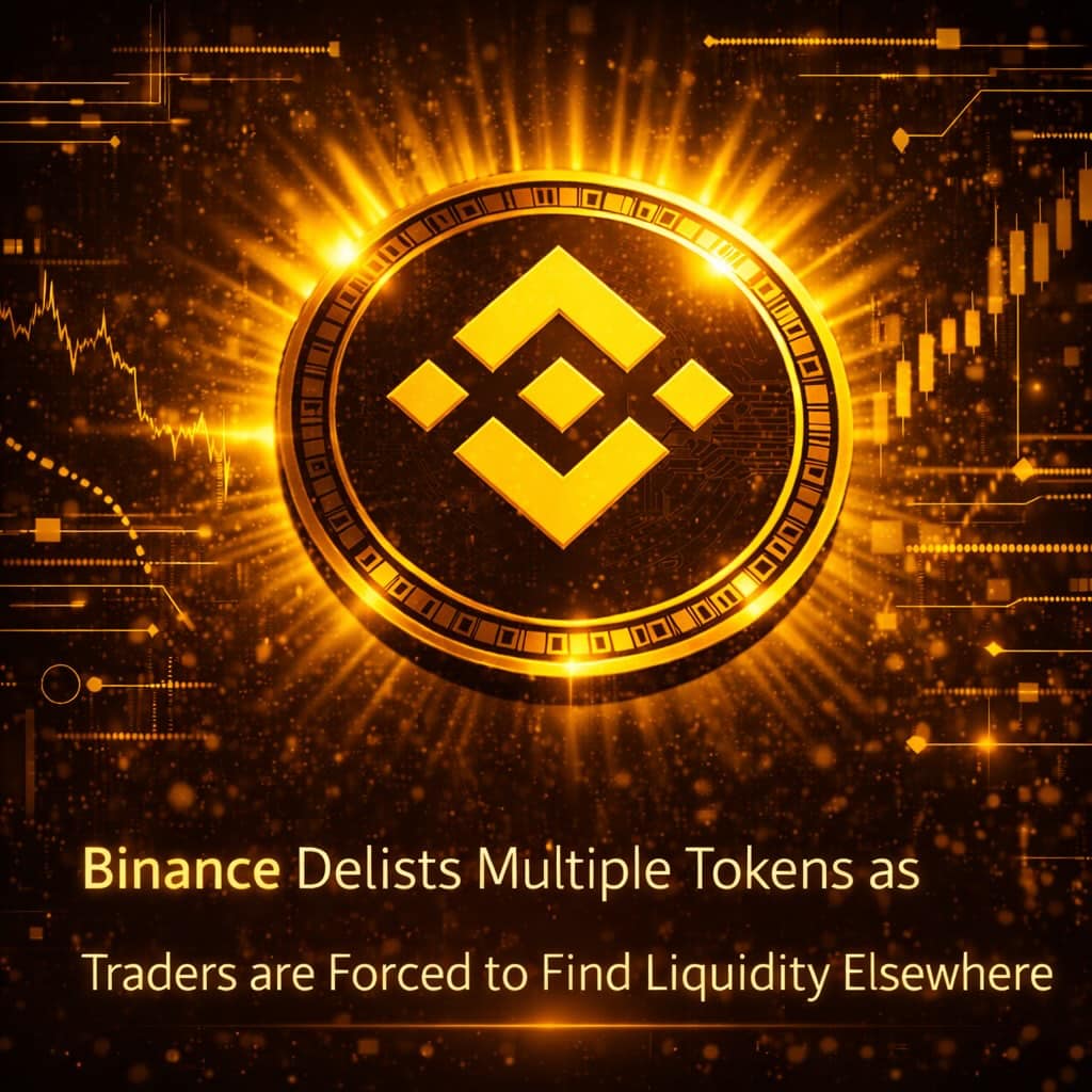 Binance Delists Altcoin Pairs as Thin Liquidity Hits Multiple Tokens