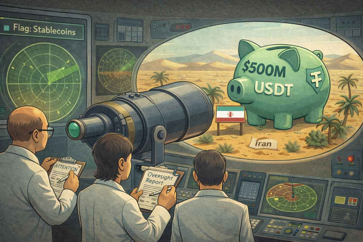 Iran Holds $500M in USDT for Trade and Currency Support