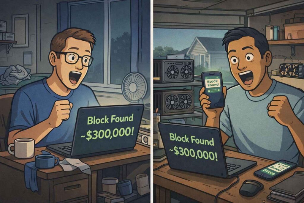 Solo Bitcoin Miners Score $300K Block Rewards in Rare Wins - 99Bitcoins