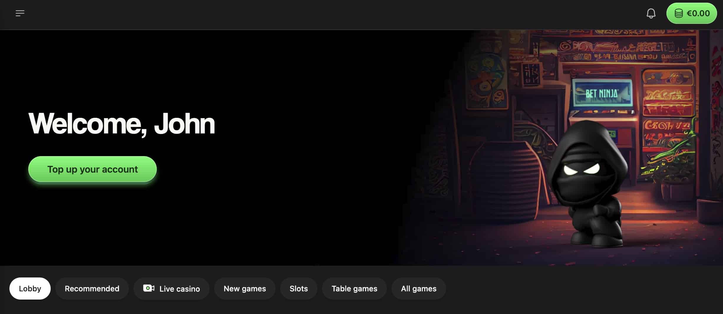 Betninja is among the best online casinos in New Zealand