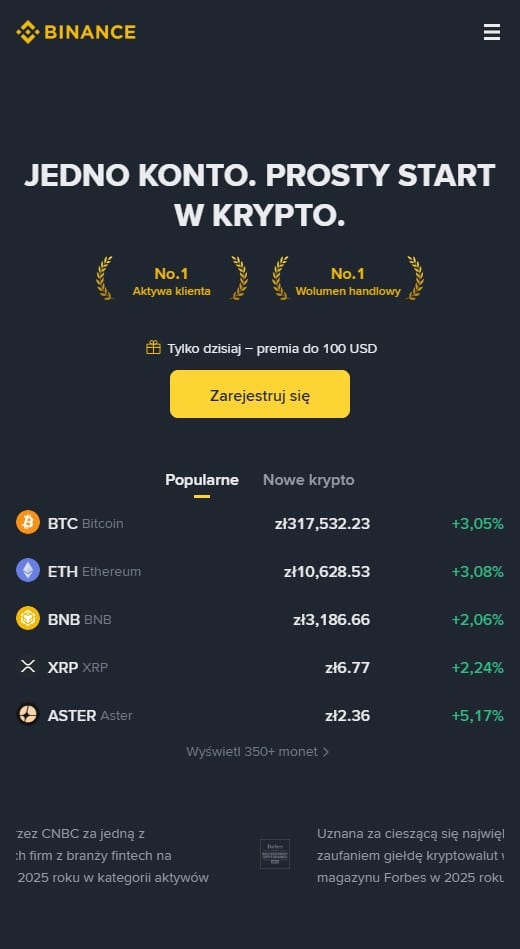 giełda binance dźwignia krypto
