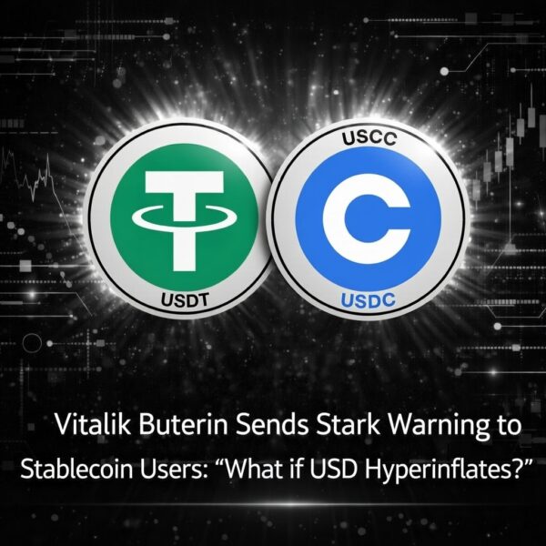 Vitalik Buterin Sends Ethereum Stablecoin Warning: ‘What Happens if USD Hyperinflates?’