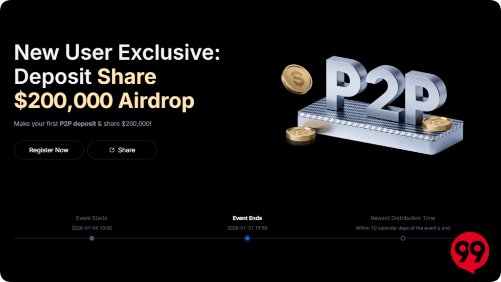 MEXC Rolls Out $200,000 P2P Airdrop to Attract First-Time Depositors