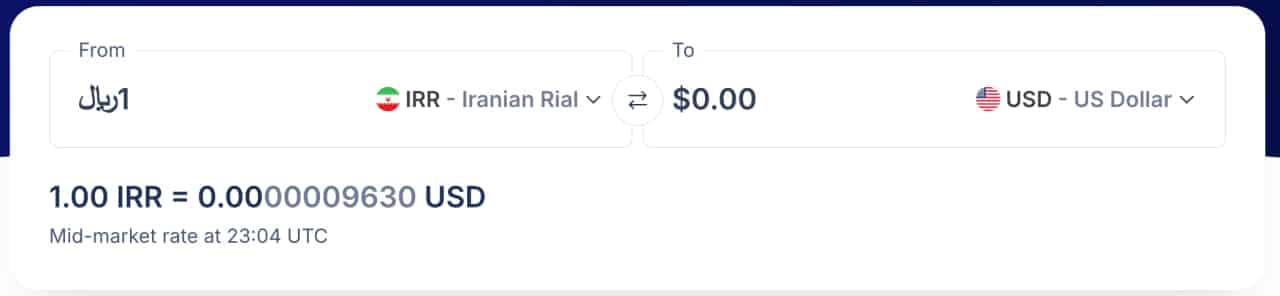 Iran’s Currency Crash Tests Bitcoin’s Use Without Internet