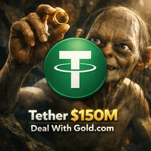 Tether $150M Deal With Gold.com: Stablecoin Giant Wants to Own the Supply Chain