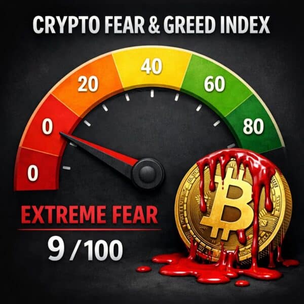 Crypto Fear and Greed Index Hits All-Time Low Amid Huge Bitcoin Crash