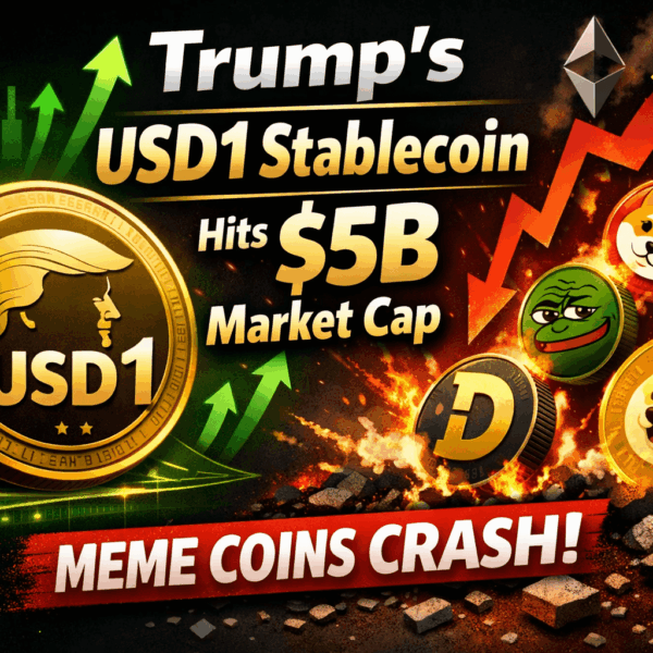 Trump’s USD1 Stablecoin Hits $5B Market Cap as Meme Coins Collapse