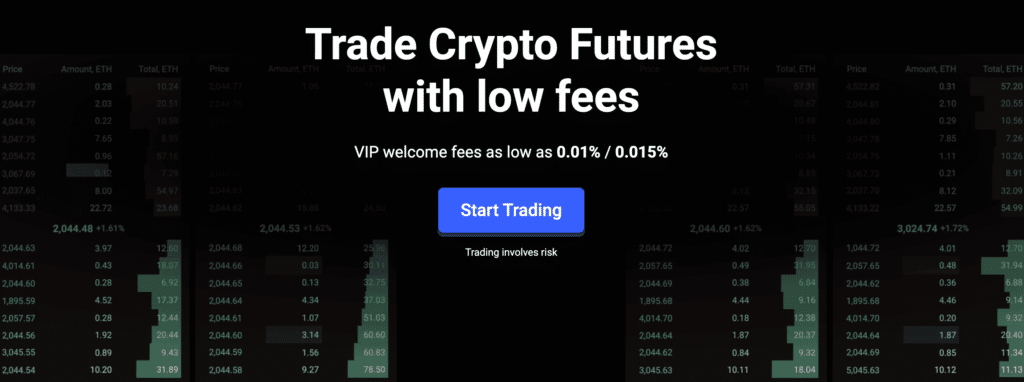 PrimeXBT futures trading