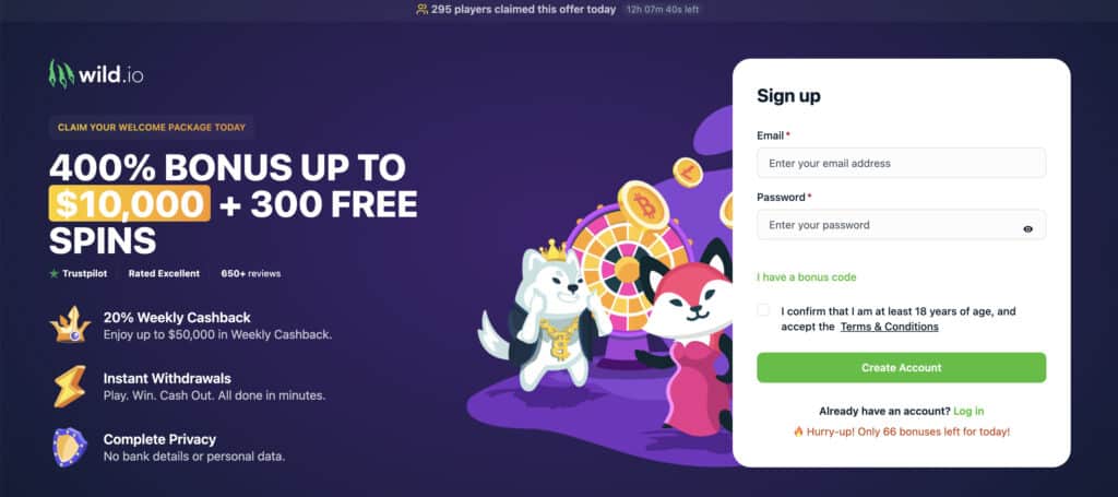 Crypto casino alternative to Roobet