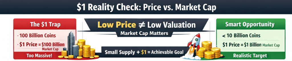crypto valuation to $1