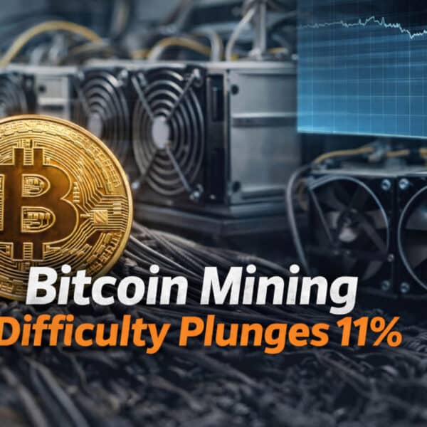 Bitcoin Mining Difficulty Plunges 11%, What It Means for Miners and BTC Price