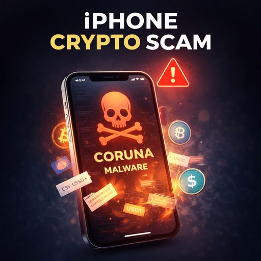 iPhone Crypto Scam? Google Warns of Nation-State Wallet Drainer