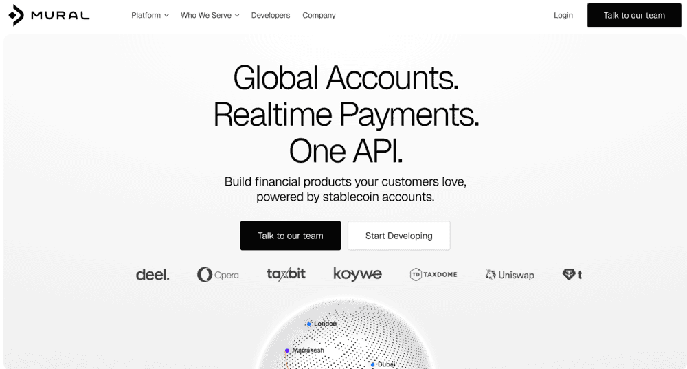 Mural Stablecoin Payments Provider