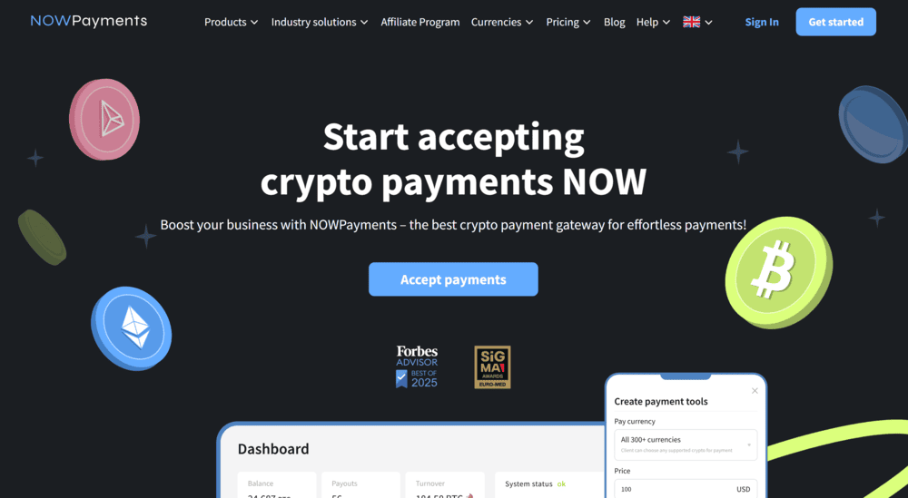NOWPayments Stablecoin Payments Provider