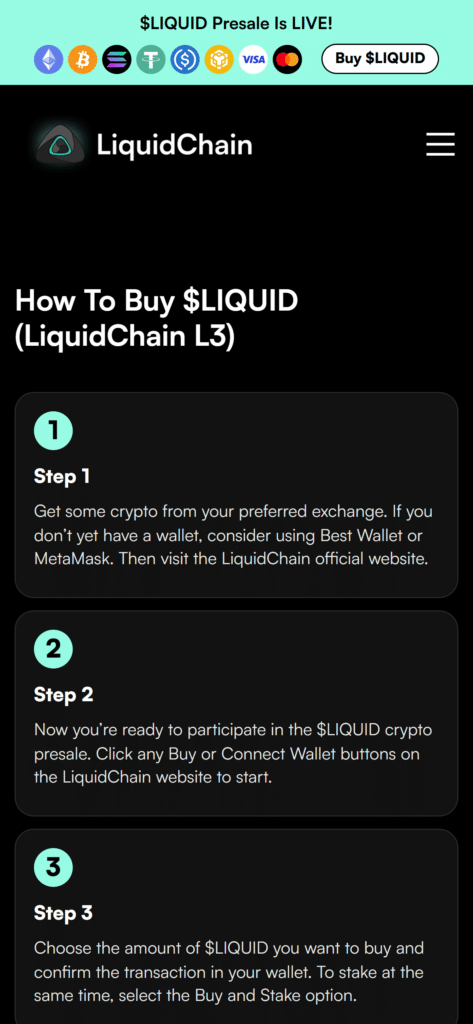 jak kupić liquidchain