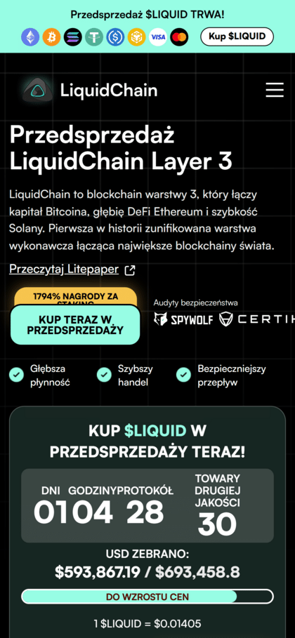 liquidchain przedsprzedaż