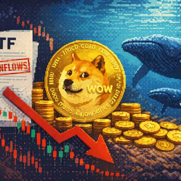 Dogecoin ETFs Record Zero Inflows for 10 Straight Days, Are Whales Still Buying the Price Dip?