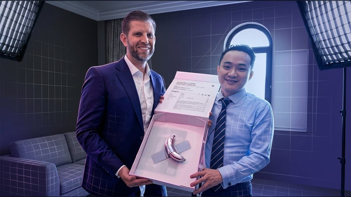 Eric Trump responds to Justin Sun’s WLFI Lawsuit with Banana Jab