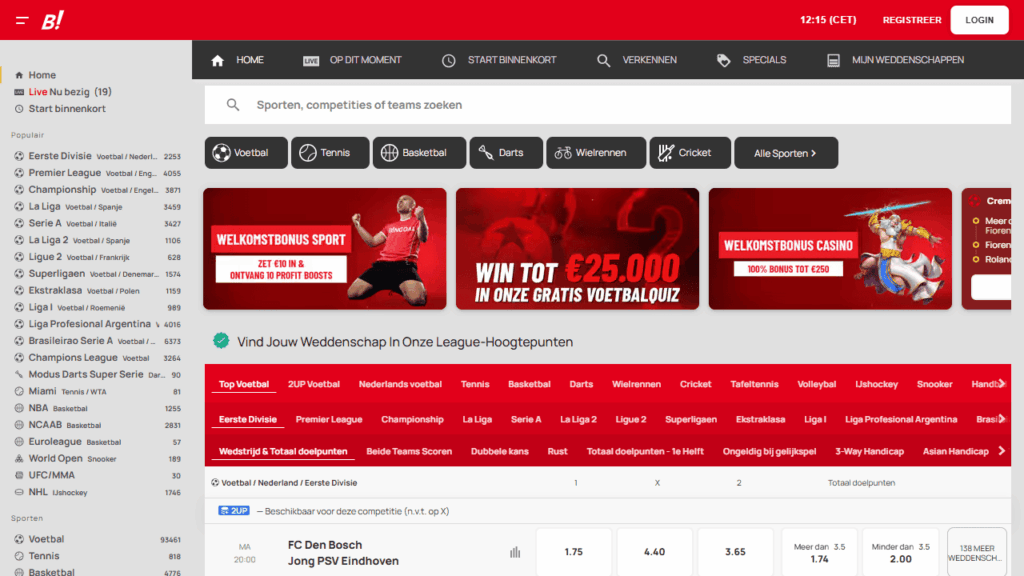 4. Bingoal - Beste Nederlandse bookmaker voor voetbalfans
