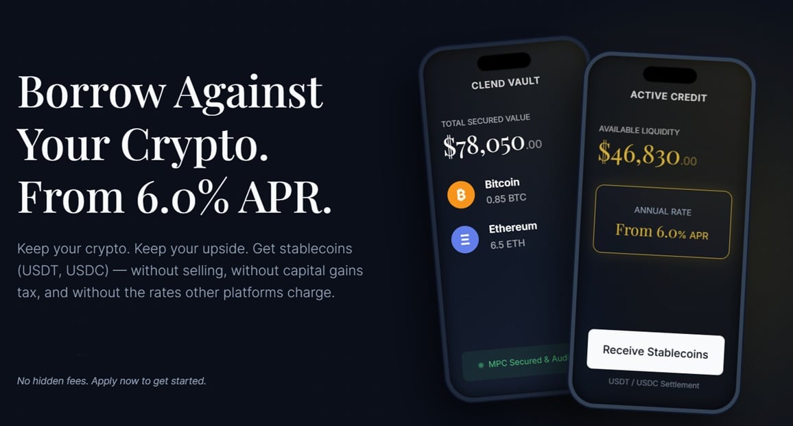 Clend Review Borrowing Crypto