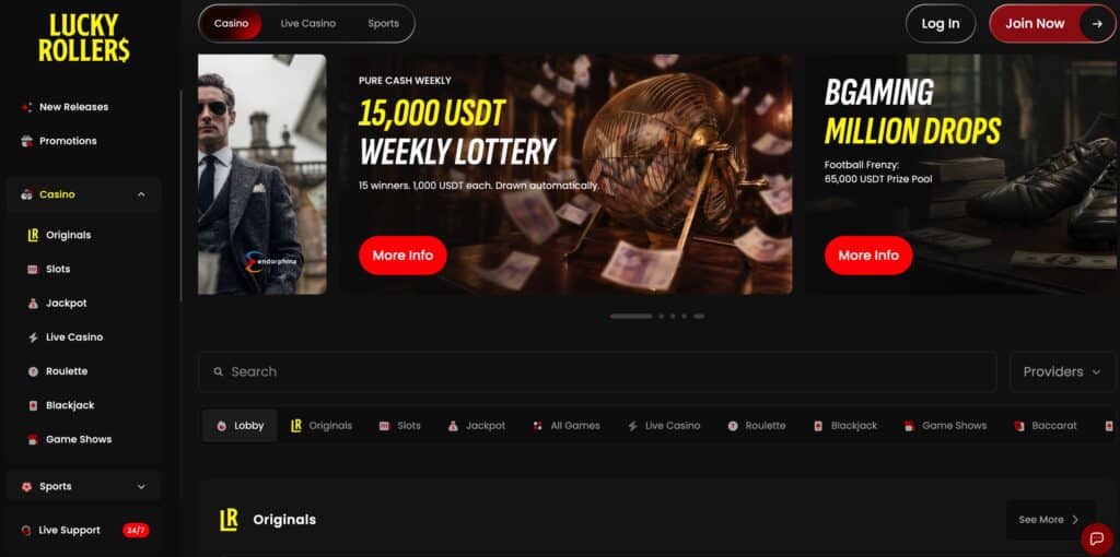 Luckyrollers best Canadian online casino