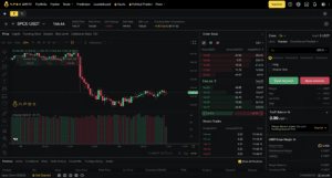 stock perps screen on ApeX Omni