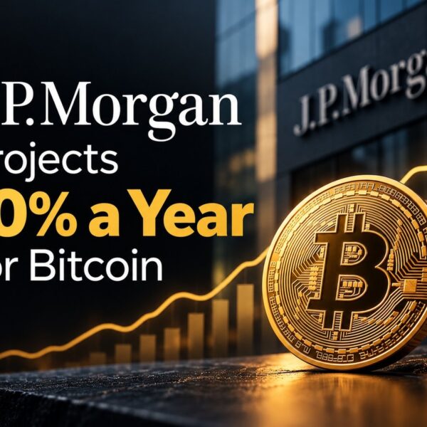 J.P. Morgan Projects 10% a Year for Bitcoin: The Bank’s Own Bear Case Points to $25,000