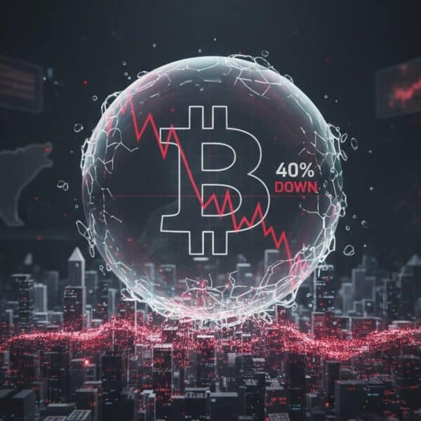 比特幣泡沫化警訊：BTC暴跌40%背後　真相可能比你想的更嚴重